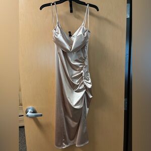 Shin length cocktail dress